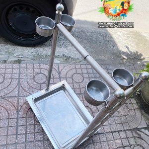Cầu Đứng Inox Cho Vẹt Macaw - Ảnh 5