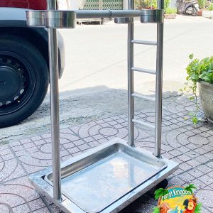 Cầu Đứng Inox Cho Vẹt Macaw - Ảnh 4