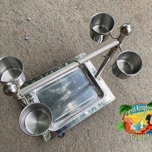 CẦU ĐỨNG INOX CAO CẤP CHO VẸT NHỎ - Ảnh 15