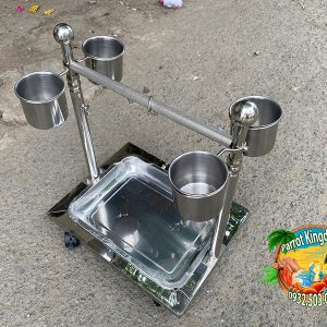 CẦU ĐỨNG INOX CAO CẤP CHO VẸT NHỎ