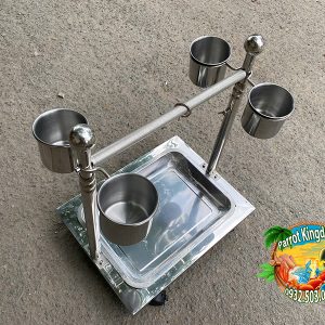 CẦU ĐỨNG INOX CAO CẤP CHO VẸT NHỎ - Ảnh 11