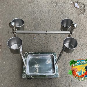 CẦU ĐỨNG INOX CAO CẤP CHO VẸT NHỎ - Ảnh 5