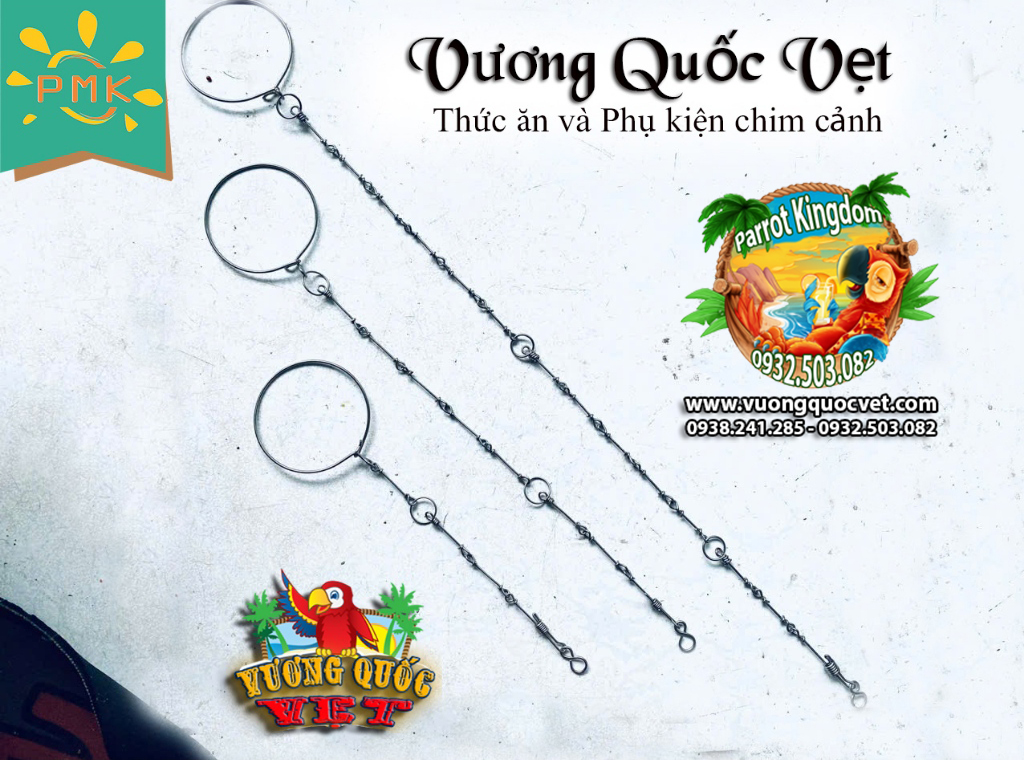 Dây Xích Chân Vẹt Ringneck 1.1li inox chắc chắn - Ảnh 6