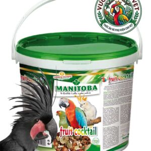 Hạt thức ăn cho vẹt Fruit cocktail thùng 4kg manitoba cho vẹt cockatoo