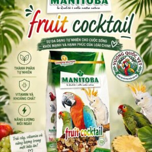 Hạt thức ăn Fruit cocktail Manitoba túi 700g giàu dinh dưỡng