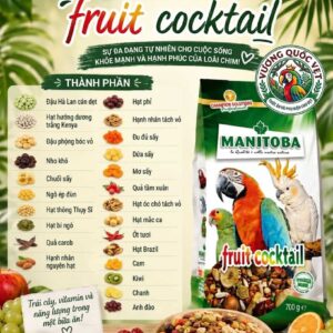 Hạt Manitoba Fruit cocktail 700g thành phần giàu dinh dưỡng
