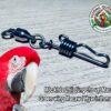 Móc Khóa Đeo Chân Vẹt Green-winged Macaw Cọng 2.5li Inox Chống Xoắn