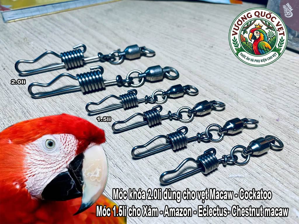 Bộ đầy đủ các kích thước móc khóa chân vẹt