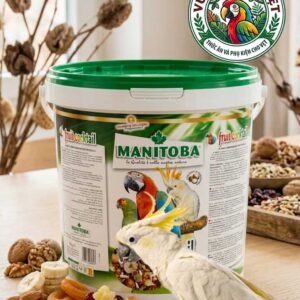 Thức ăn cho vẹt Manitoba Fruit Cocktail thùng 4kg